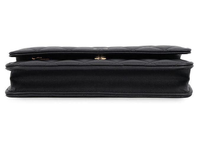Chanel Classic Matelassé Chain Wallet Schwarz - Ansicht 3