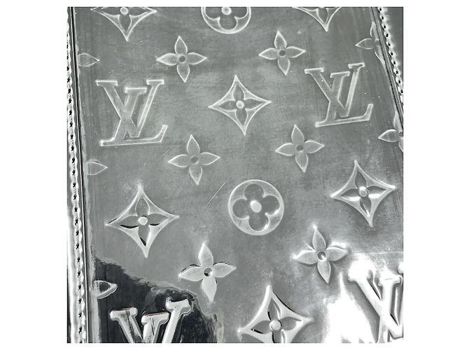 Sac Cabas Louis Vuitton Monogram Mirror Sac Plat Argenté - vue 10