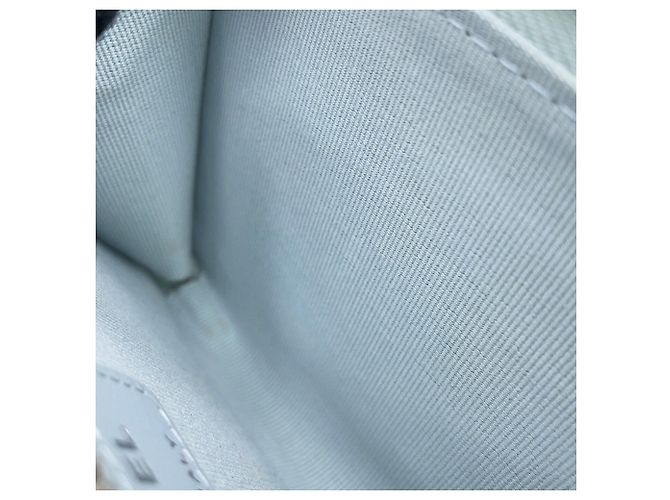Chanel Matelassé Münzbeutel Hellblau - Ansicht 9