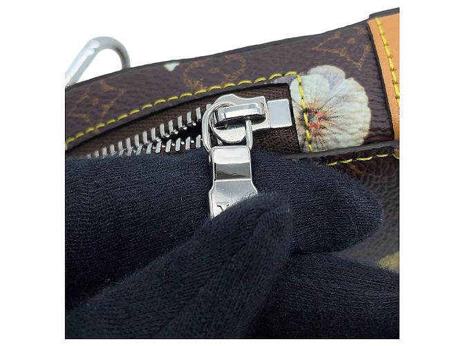 Charm per borsa Louis Vuitton Monogram Flower Marrone Multicolore - vista 10