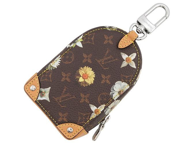 Charm per borsa Louis Vuitton Monogram Flower Marrone Multicolore - vista 3