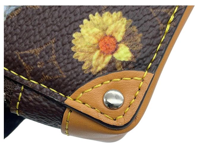 Charm per borsa Louis Vuitton Monogram Flower Marrone Multicolore - vista 7