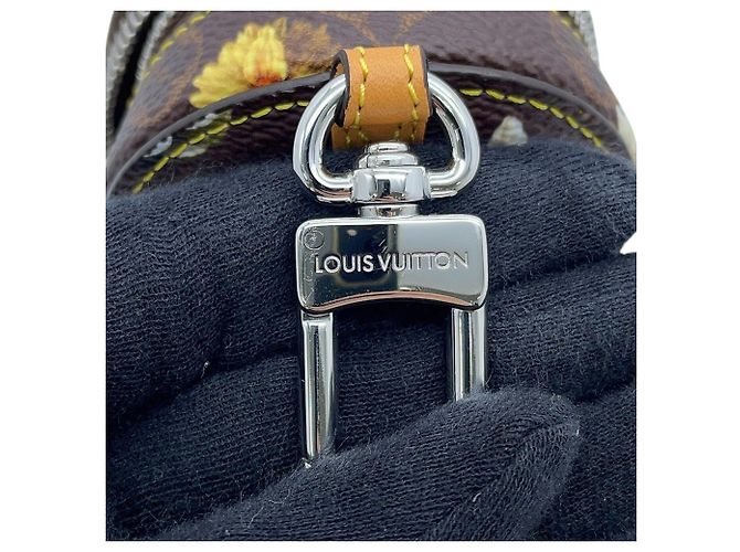 Charm per borsa Louis Vuitton Monogram Flower Marrone Multicolore - vista 9