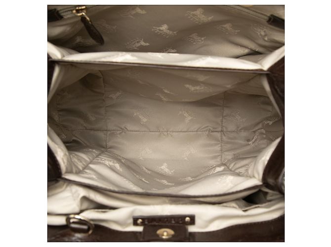 Céline Bolsa de mão/Bolsa de ombro Celine em couro marrom - vista 4