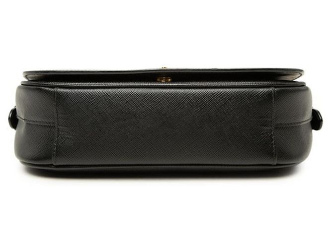 Saffiano Bolso bandolera Prada Logo Negro - vista 3