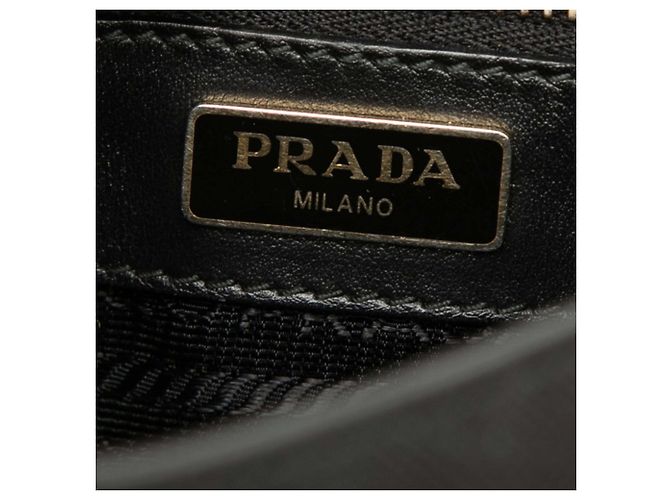 Saffiano Bolso bandolera Prada Logo Negro - vista 5