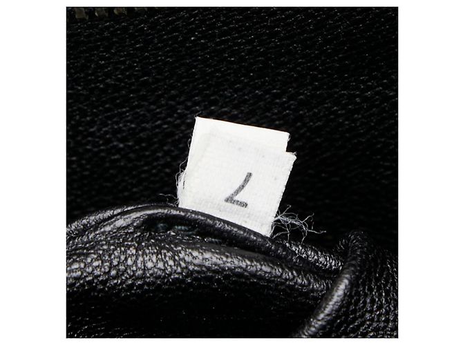 Saffiano Sac à main Prada avec plaque logo Triangle Noir - vue 10