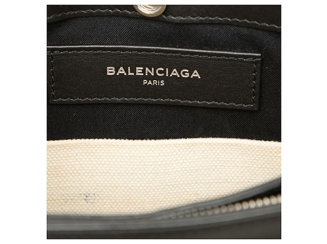 Everyday Borsa a tracolla Balenciaga Navy Pochette Nero Beige - vista 5
