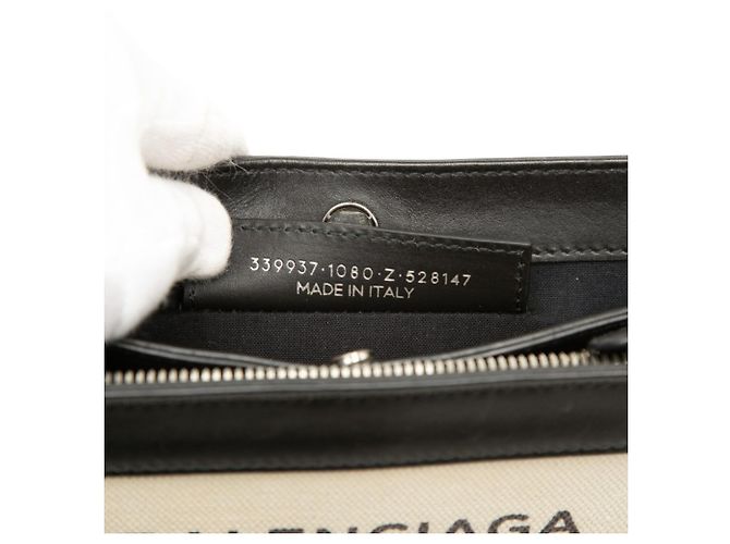 Everyday Borsa a tracolla Balenciaga Navy Pochette Nero Beige - vista 6