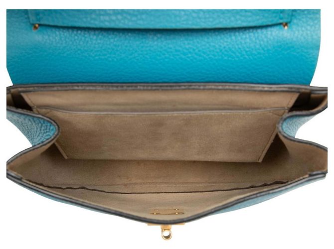 Borsa a tracolla Chloé Drew Chain Blu D'oro - vista 4