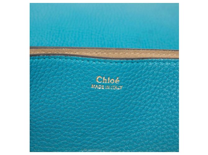 Borsa a tracolla Chloé Drew Chain Blu D'oro - vista 5