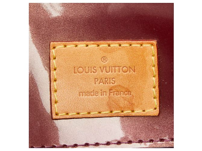 Borsa Louis Vuitton Monogram Vernis Lead PM Bordò Porpora - vista 11