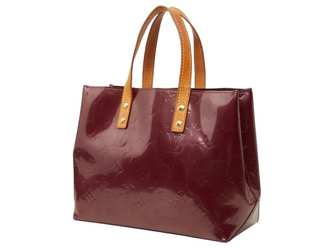 Borsa Louis Vuitton Monogram Vernis Lead PM Bordò Porpora - vista 2