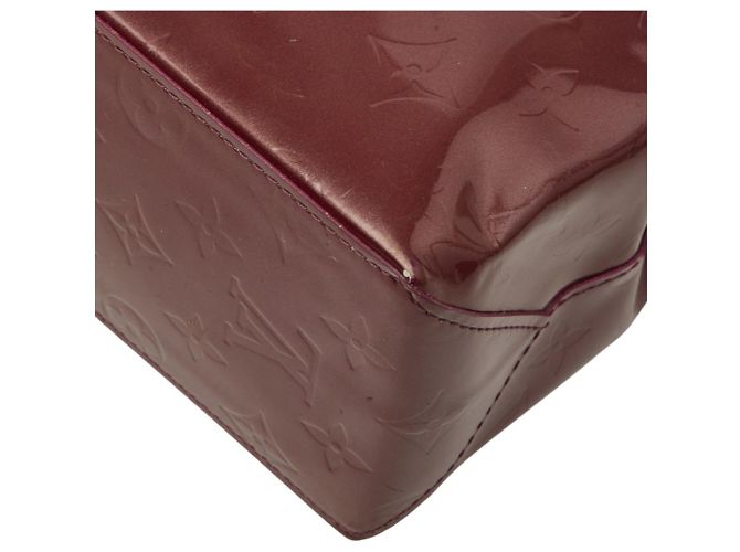 Borsa Louis Vuitton Monogram Vernis Lead PM Bordò Porpora - vista 5