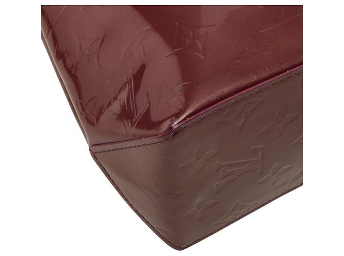 Borsa Louis Vuitton Monogram Vernis Lead PM Bordò Porpora - vista 6