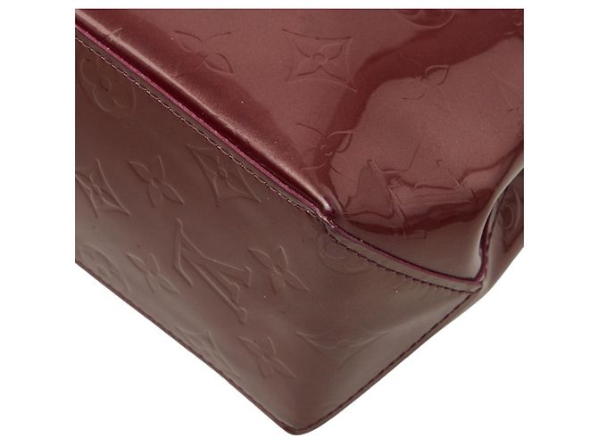 Borsa Louis Vuitton Monogram Vernis Lead PM Bordò Porpora - vista 7