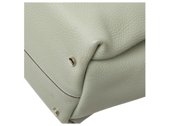 Tod's Handtasche aus hellgrünem Leder - Ansicht 4