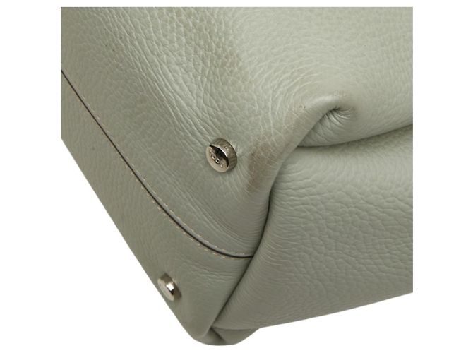Tod's Handtasche aus hellgrünem Leder - Ansicht 6