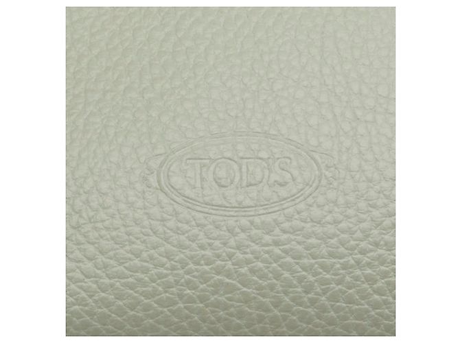 Tod's Handtasche aus hellgrünem Leder - Ansicht 9