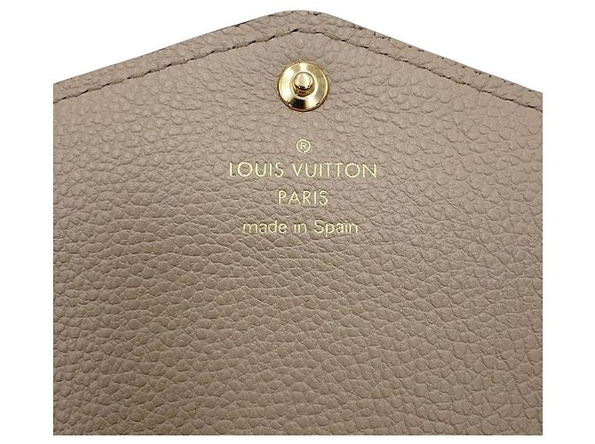 Sarah Cartera Larga Louis Vuitton Monogram Empreinte Gris - vista 10