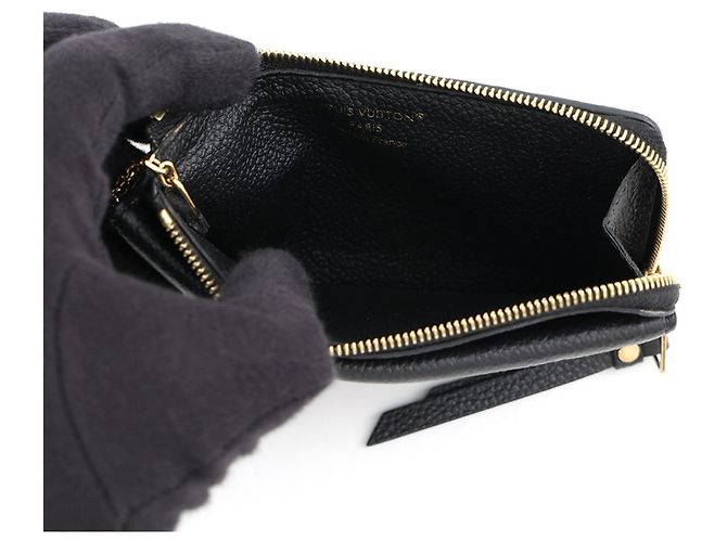 Louis Vuitton Monogram Empreinte Coin Purse Black - view 4