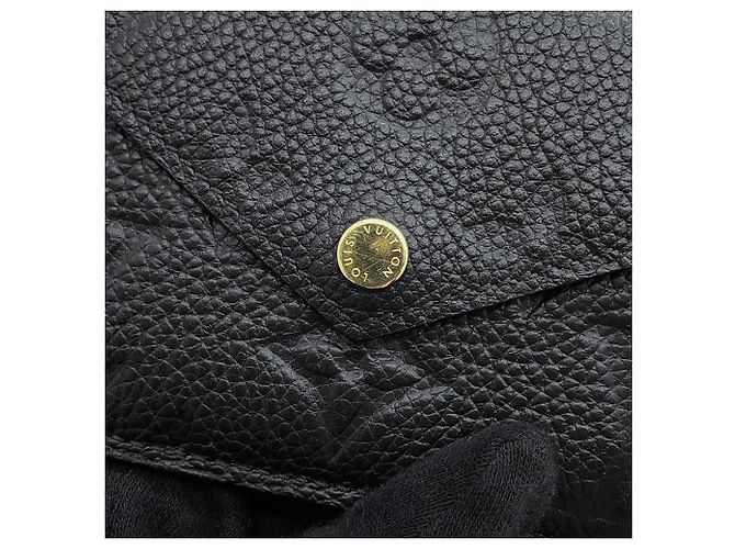 Louis Vuitton Monogram Empreinte Coin Purse Black - view 7