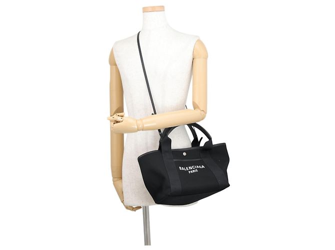 Borsa a mano Balenciaga Biarritz Tote Bag Nero - vista 4
