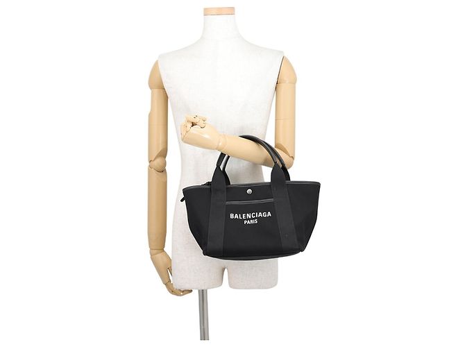 Borsa a mano Balenciaga Biarritz Tote Bag Nero - vista 5