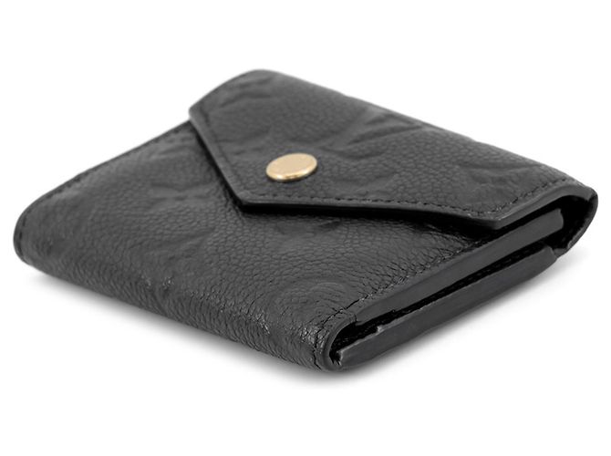 Louis Vuitton Monogram Empreinte Tri-fold Geldbörse Schwarz - Ansicht 2
