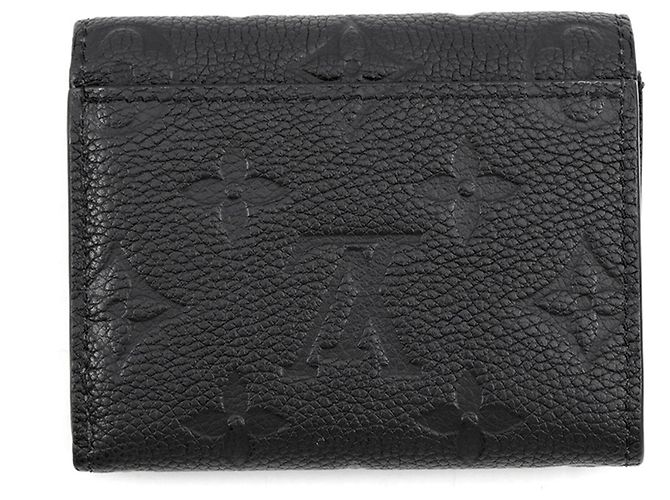 Louis Vuitton Monogram Empreinte Tri-fold Geldbörse Schwarz - Ansicht 3