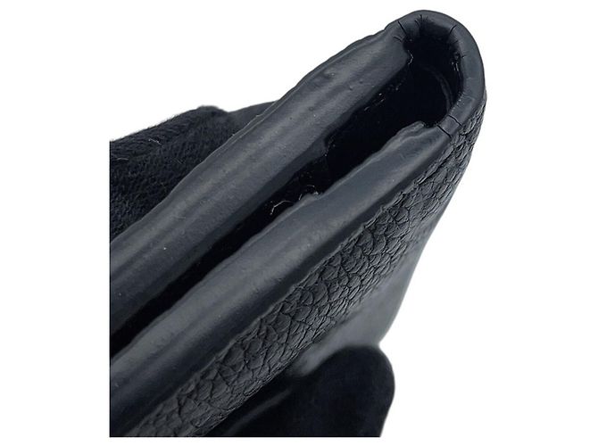 Louis Vuitton Monogram Empreinte Tri-fold Geldbörse Schwarz - Ansicht 7