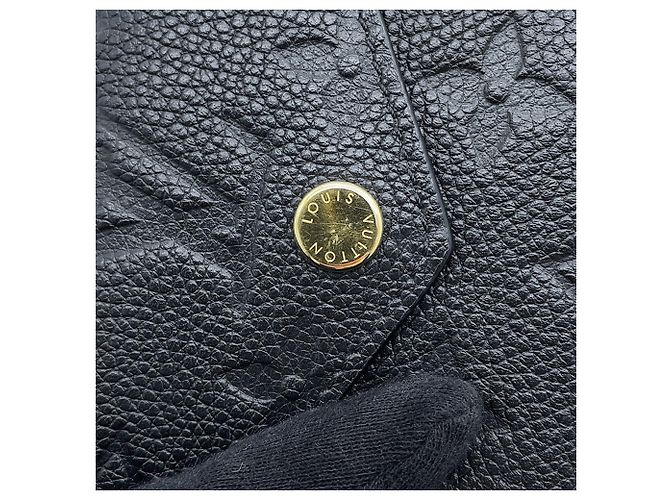 Louis Vuitton Monogram Empreinte Tri-fold Geldbörse Schwarz - Ansicht 9