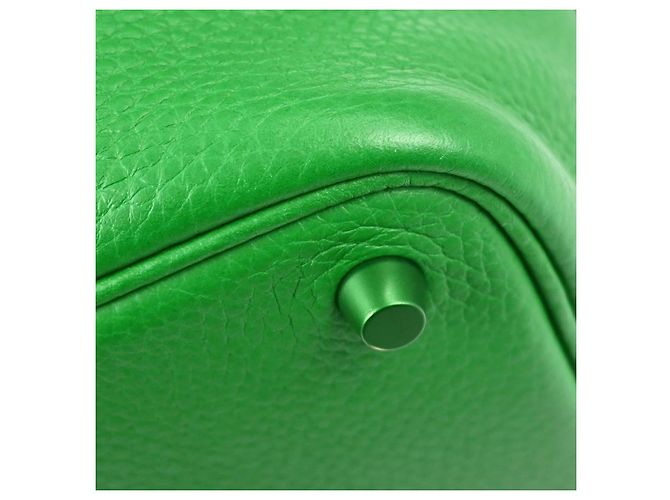 Hermès Hermes Picotin Lock Clemence MM Verde - vista 6