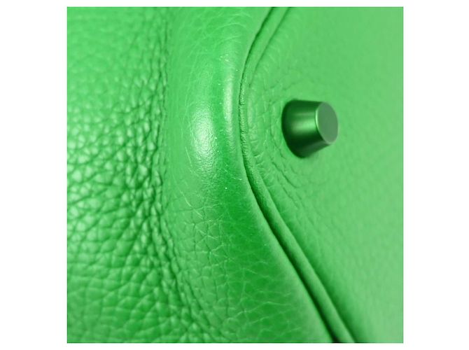 Hermès Hermes Picotin Lock Clemence MM Verde - vista 7