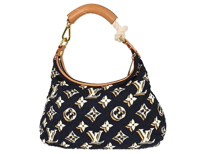 Louis Vuitton Bulles Monogram Nylon PM Bleu Marine - vue 2