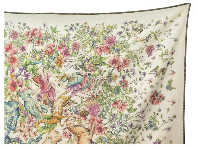 NEUF PLAID CHRISTIAN DIOR D-CONSTELLATION 24NCO350I103 150X180CM BLANKET Multicolore - vue 3
