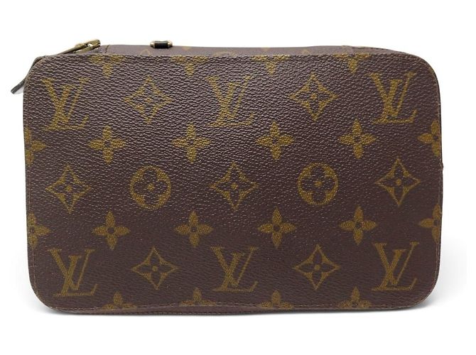 VINTAGE LOUIS VUITTON MONTE-CARLO MONOGRAM CANVAS SCHMUCKETUI Braun - Ansicht 2