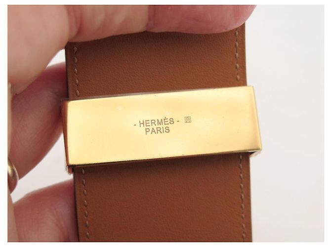 Hermès NEU HERMES COLLIER DE CHIEN MEDOR ARMBAND EPSOM LEDER ROSA T2 S MANSCHETTE - Ansicht 6