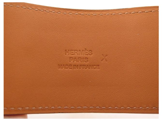 Hermès NEU HERMES COLLIER DE CHIEN MEDOR ARMBAND EPSOM LEDER ROSA T2 S MANSCHETTE - Ansicht 7