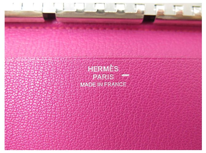 Hermès NEW HERMES LIZARD LEATHER DIARY COVER + ALPHABETICAL INDEX Pink - view 7