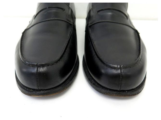 SCARPE JM WESTON MOCASSINI 180 9F 43 LARGE 43.5 PELLE NERA CALZATURE Nero - vista 4