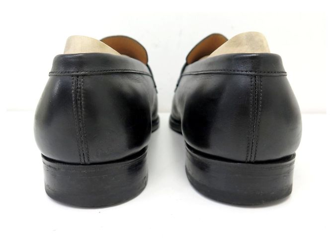SCARPE JM WESTON MOCASSINI 180 9F 43 LARGE 43.5 PELLE NERA CALZATURE Nero - vista 5