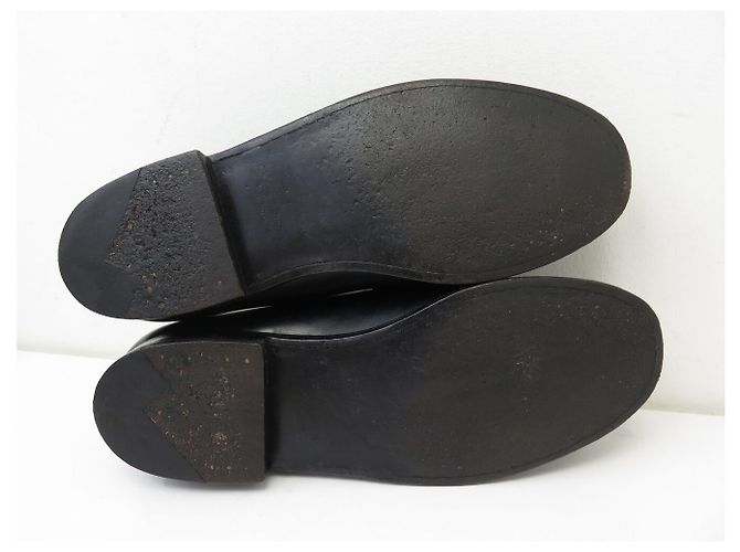 SCARPE JM WESTON MOCASSINI 180 9F 43 LARGE 43.5 PELLE NERA CALZATURE Nero - vista 6