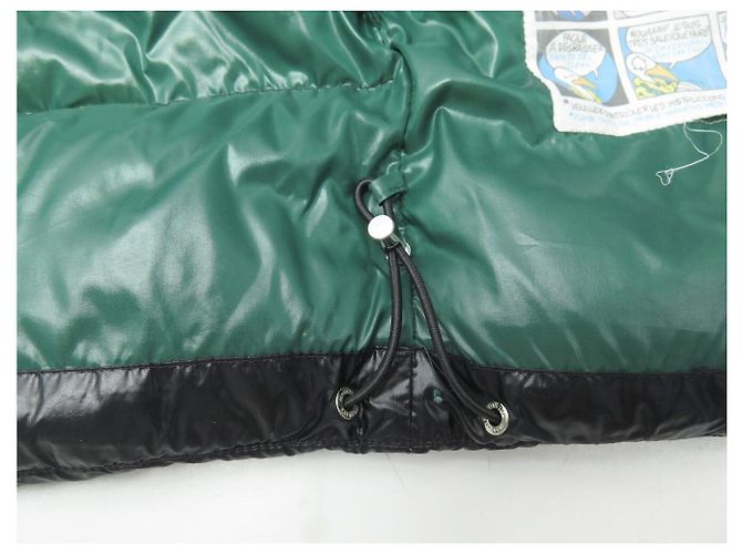 MONCLER DERVAUX PUFFER JACKET BLACK GREEN COAT 38 M PUFFY JACKET COAT - view 15
