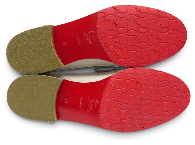 SCARPE CHRISTIAN LOUBOUTIN MOCASSINI PENNY NO BACK FLAT 45 Camoscio - vista 6