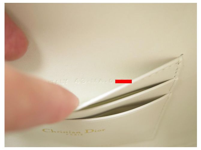 Christian Dior NUOVA BORSA DIOR CARO POUCH S5140UNGX PELLE CANNAGE CON TRACCOLLA Bianco - vista 11