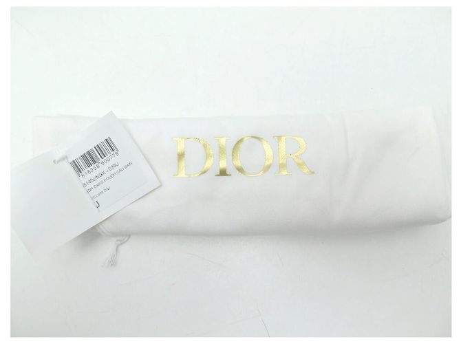 Christian Dior NUOVA BORSA DIOR CARO POUCH S5140UNGX PELLE CANNAGE CON TRACCOLLA Bianco - vista 12