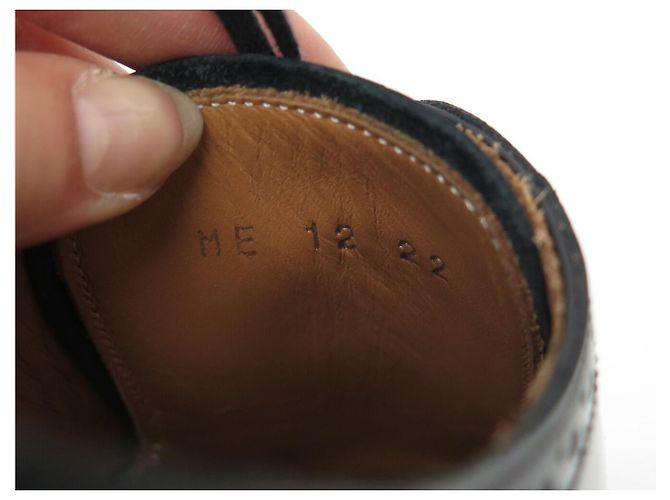 Christian Dior SCARPE DIOR EVIDENCE DERBY FLEURY CAP TOE 3DE298YQD 38.5 39 IN PELLE Nero - vista 10