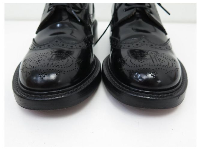Christian Dior SCARPE DIOR EVIDENCE DERBY FLEURY CAP TOE 3DE298YQD 38.5 39 IN PELLE Nero - vista 4