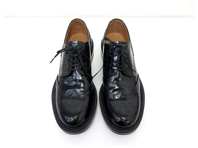 Christian Dior SCARPE DIOR EVIDENCE DERBY FLEURY CAP TOE 3DE298YQD 38.5 39 IN PELLE Nero - vista 6
